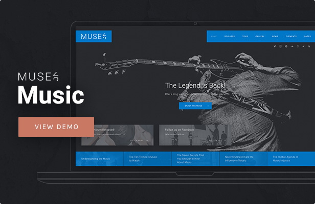Muse - Music WordPress Theme
